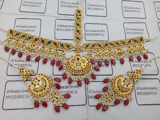 Matha Patti & earrings