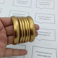 Bangles dull gold